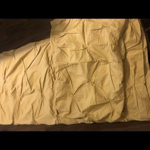 West Elm queen duvet with 2 standard shams